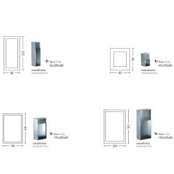 Pan 5W Led Recessed Wall Lamp | ProfessioneLuce